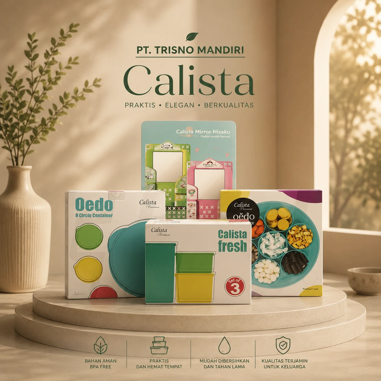 Kemasan Calista Premium PT Trisno Mandiri